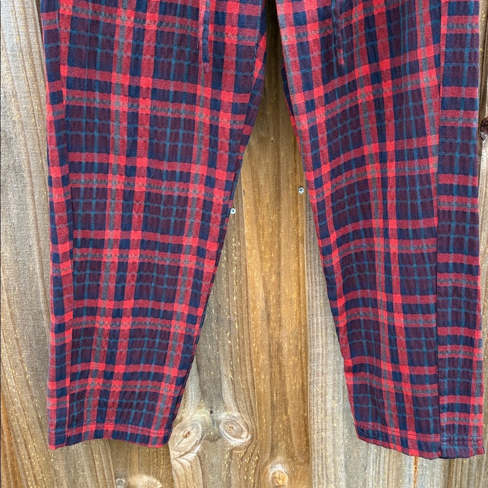 Free People Here and There Plaid Pants - Picture 4 of 10